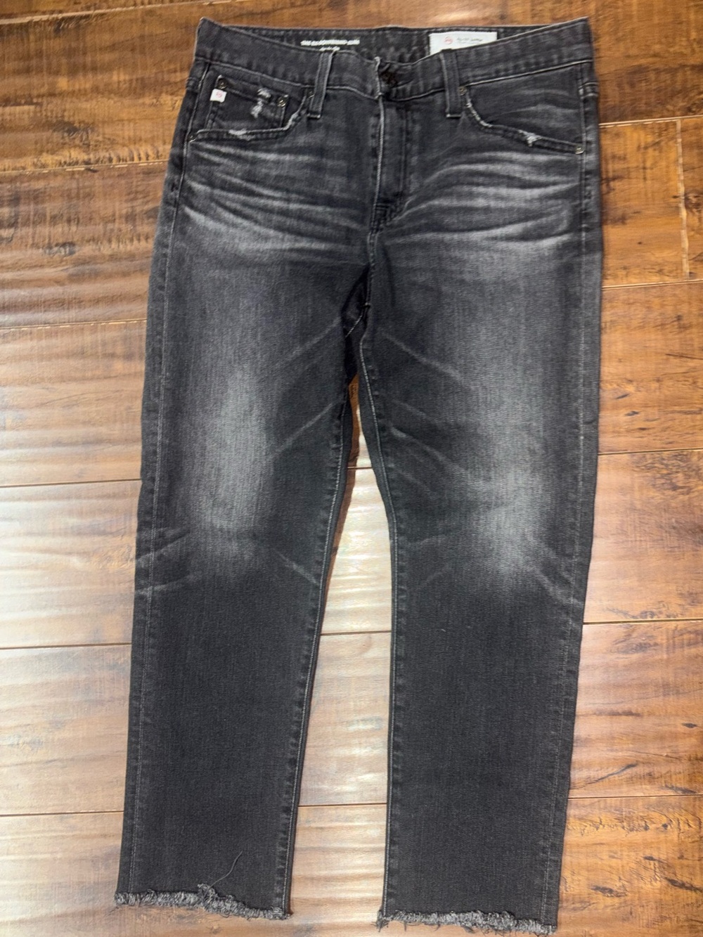 adriano goldschmied The Ex Boyfriend Slim slouchy Black Jeans Size 27R